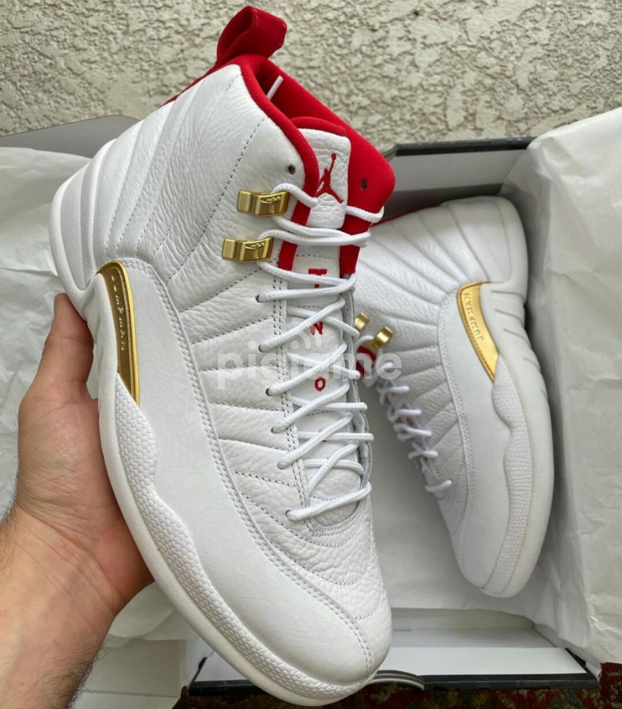 Jordan 12 strap cheap