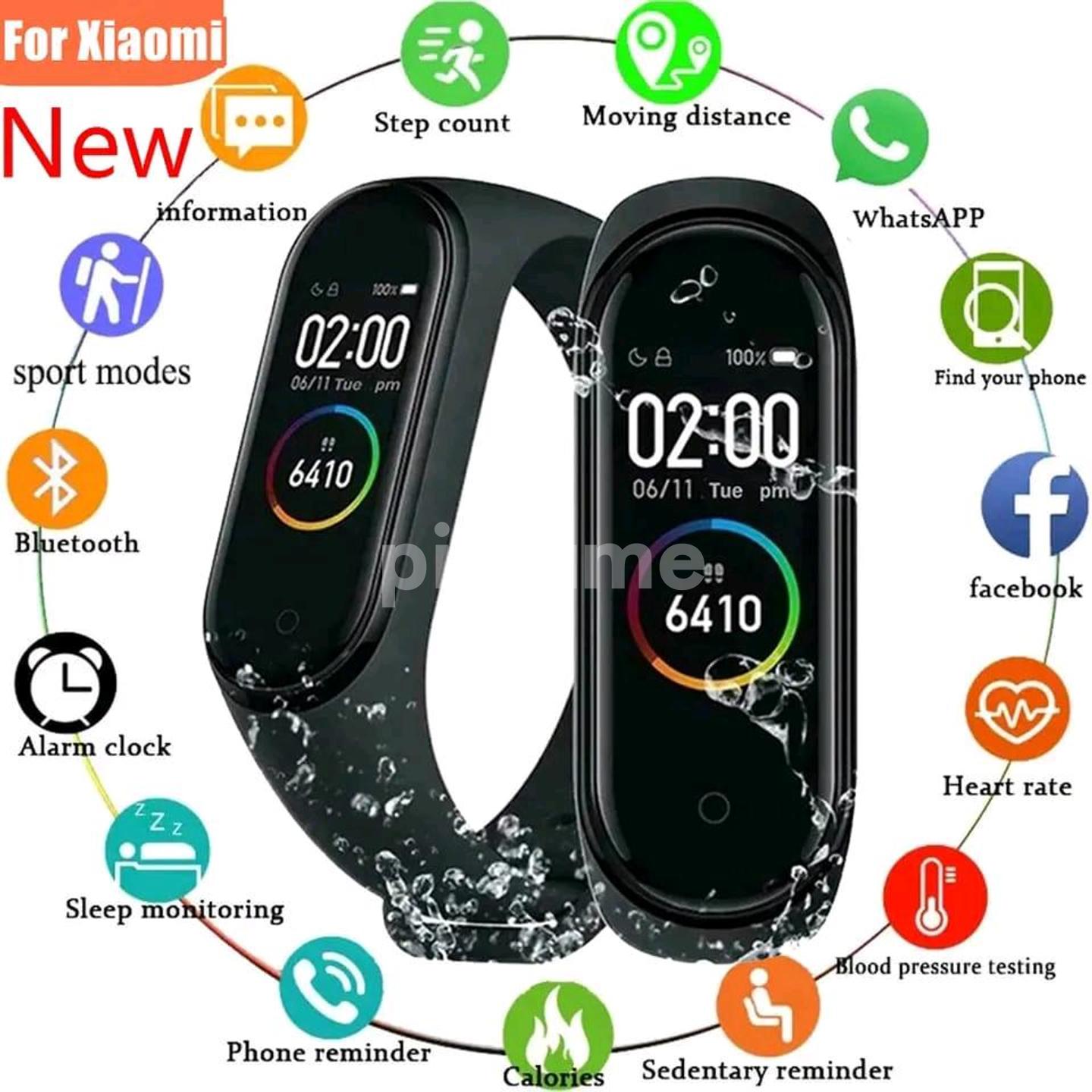 M4 Smart Bracelet Bluetooth Sports Pedometer Heart Rate Blood Pressure Call  Information Reminder Music Weather Sports Bracelet