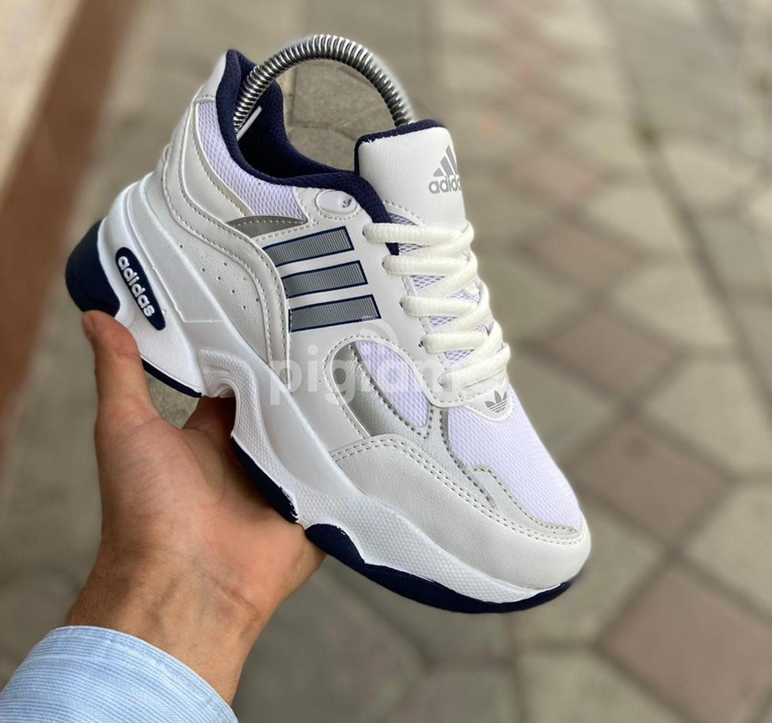 Adidas ladies clearance white leather trainers