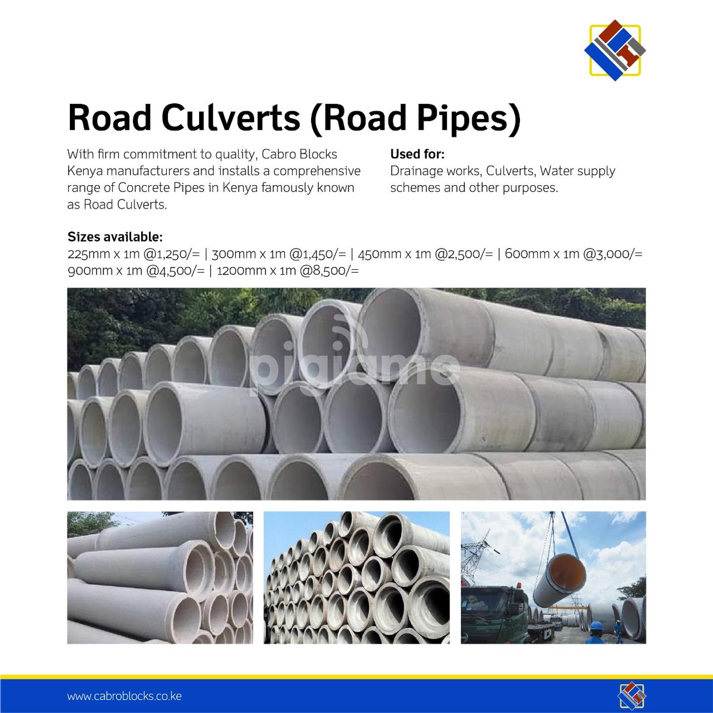 Road Culverts And Concrete Pipes In Kenya in Ruiru PigiaMe