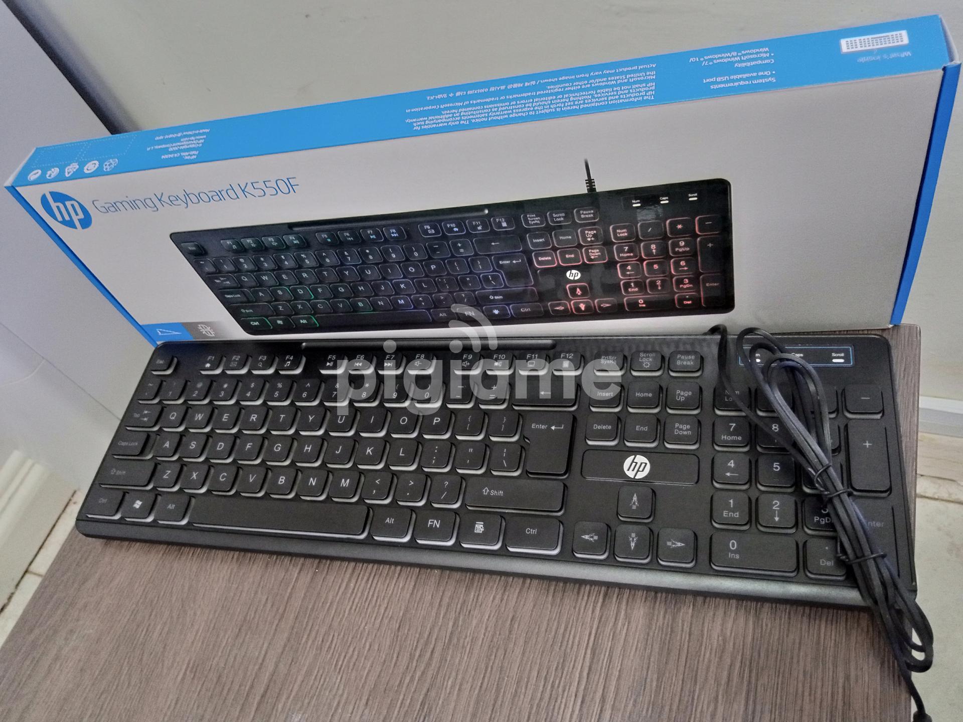 Hp Rgb Gaming Keyboard Type K550F / Rgb Gaming Keyboard in Nairobi