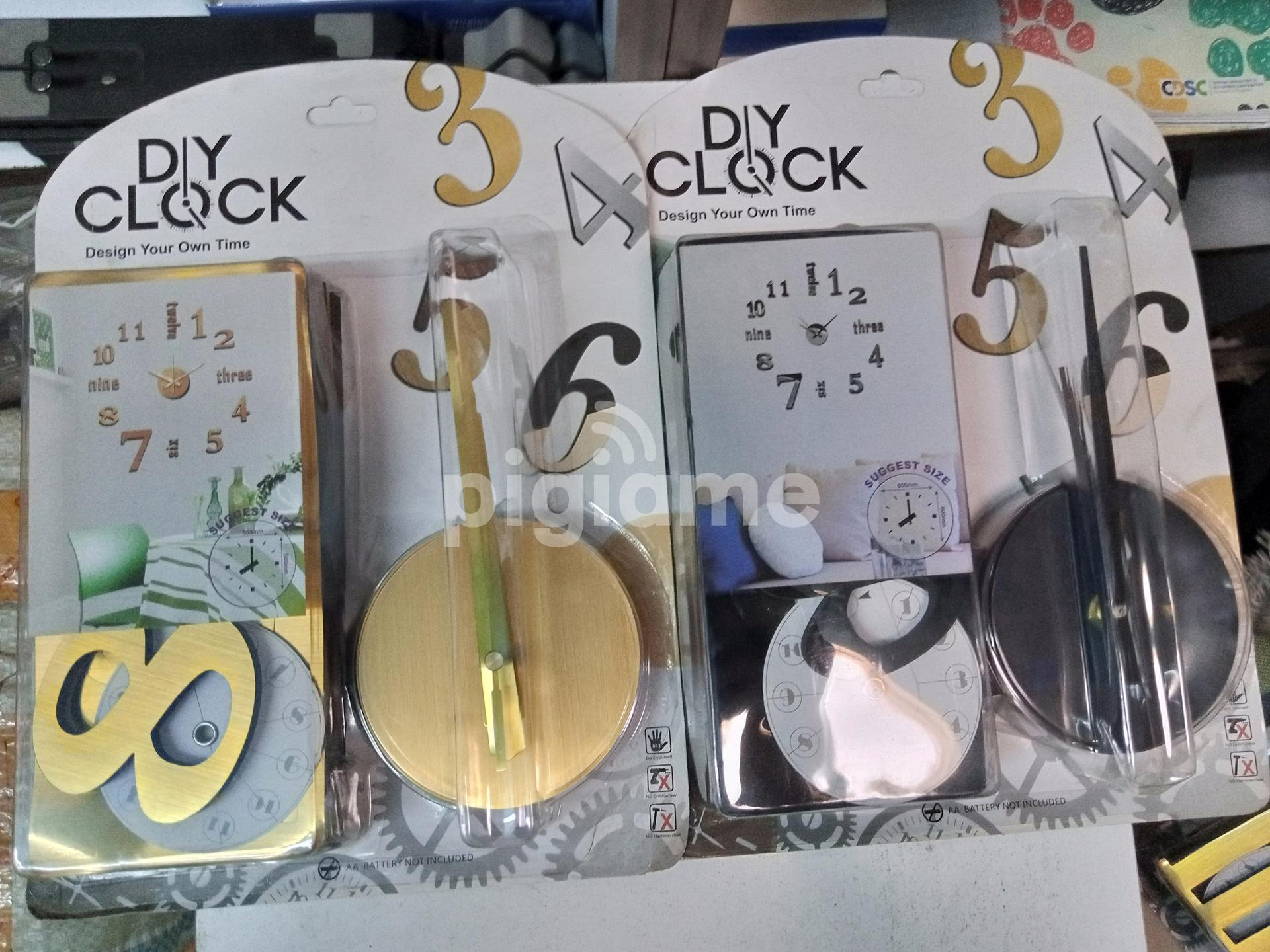 Stick On Wall Clock Diy Large Modern Design Decal 3D in Nairobi CBD