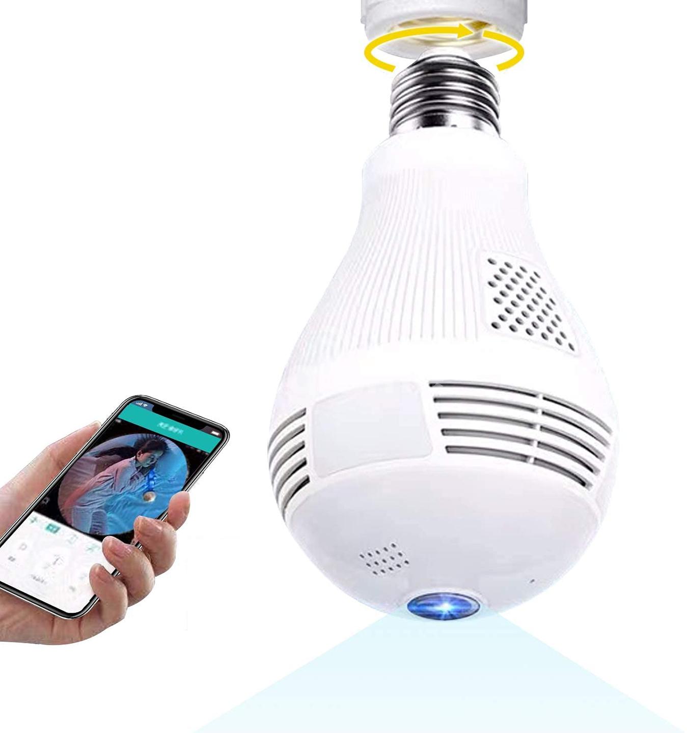 Bulb nanny camera sales