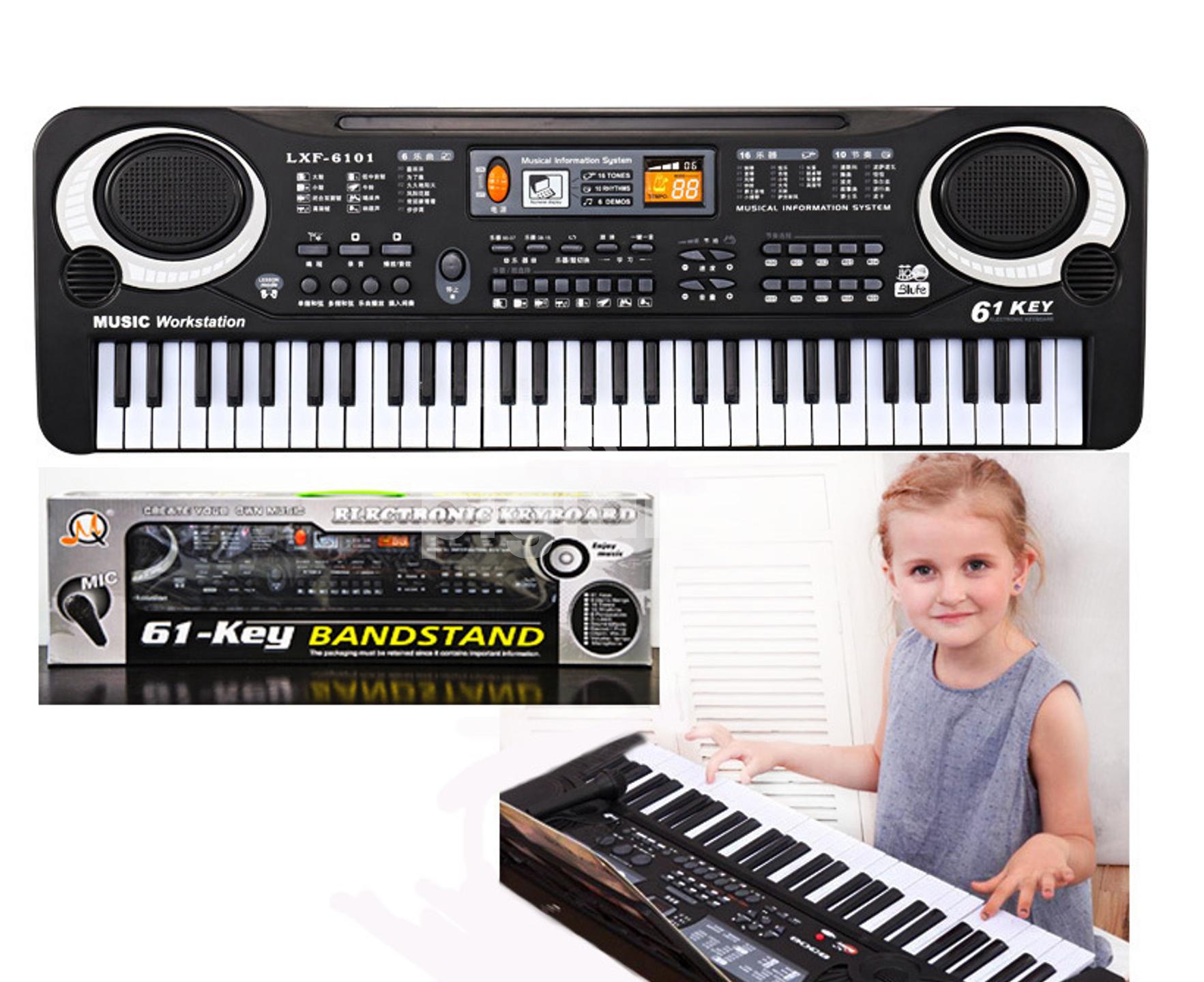 MQ 6106 Bandstand 61 Keys Kids Piano Electronic Keyboard Music