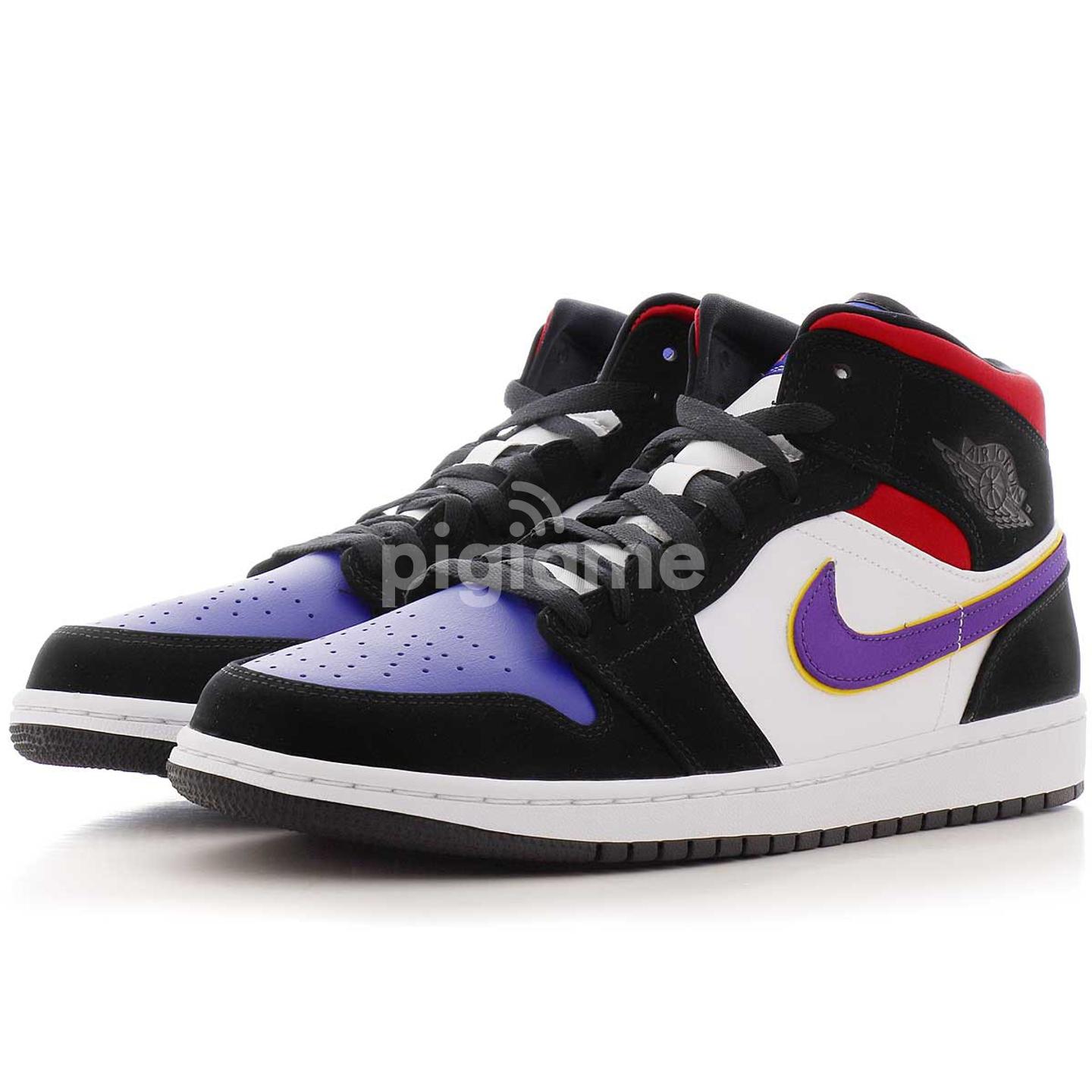 Nike Air Jordans 1 Mid Se Lakers Basketball Shoes In Nairobi Pigiame