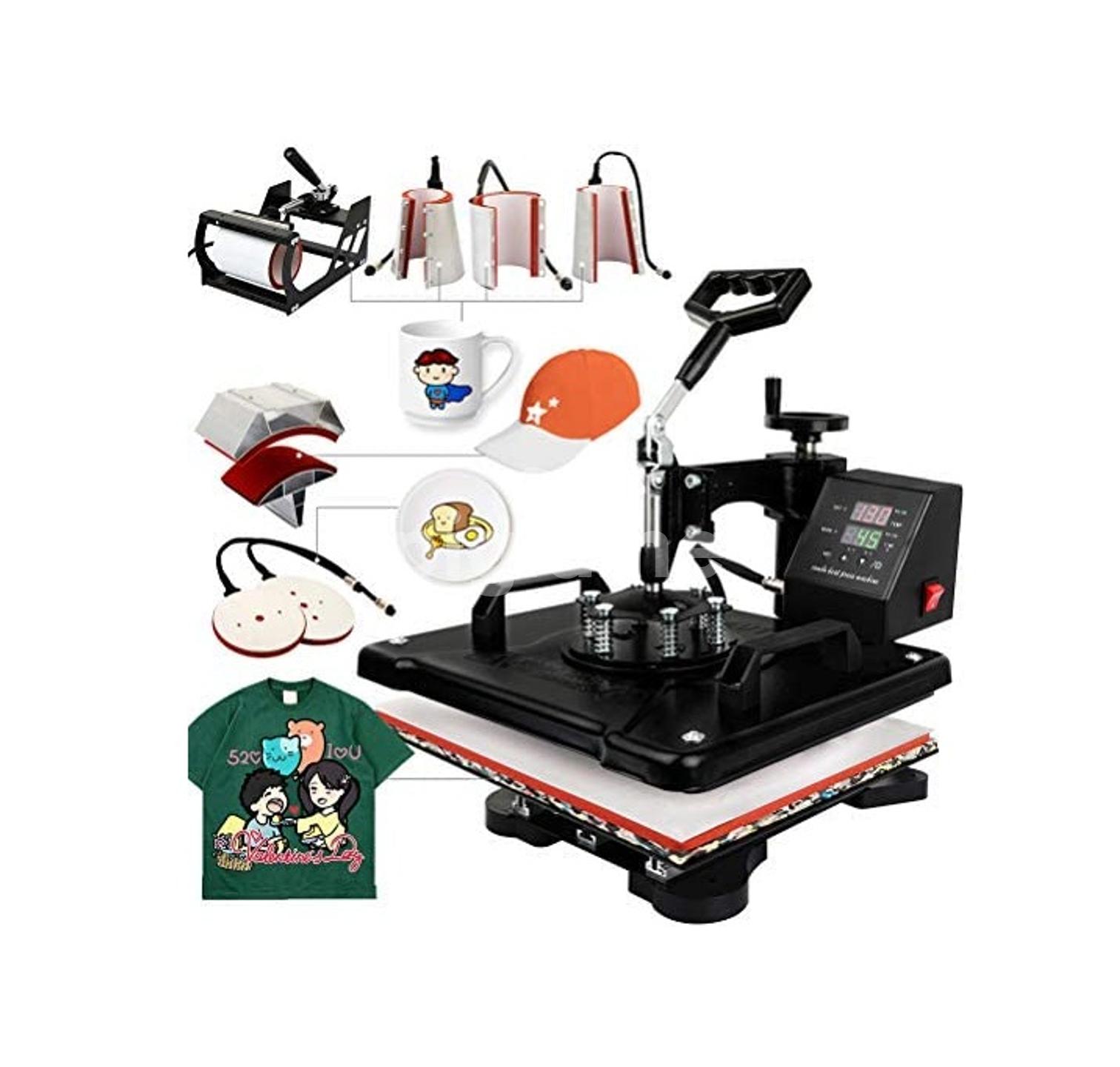 Heat press outlet machine for tiles