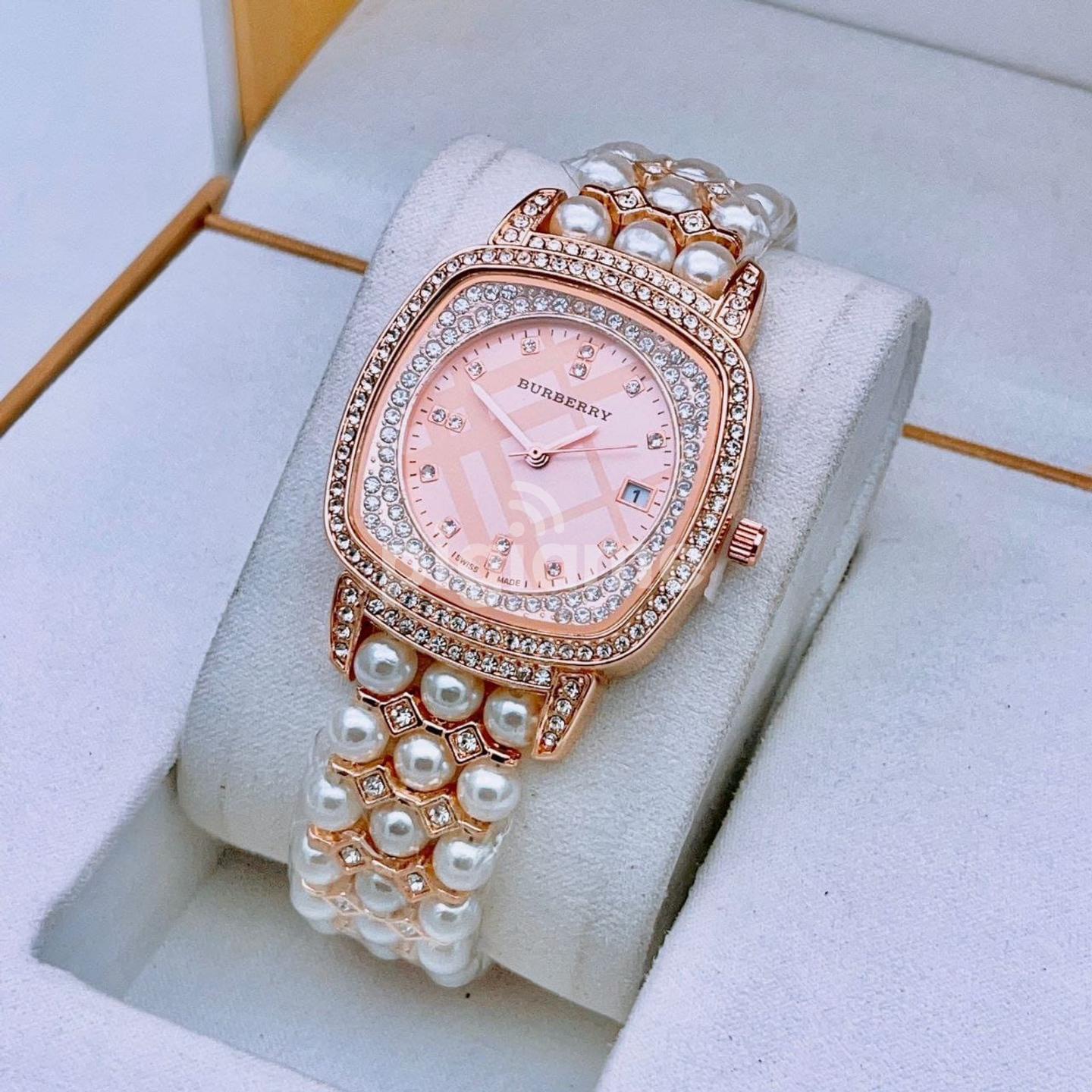 Burberry diamond best sale watch womens