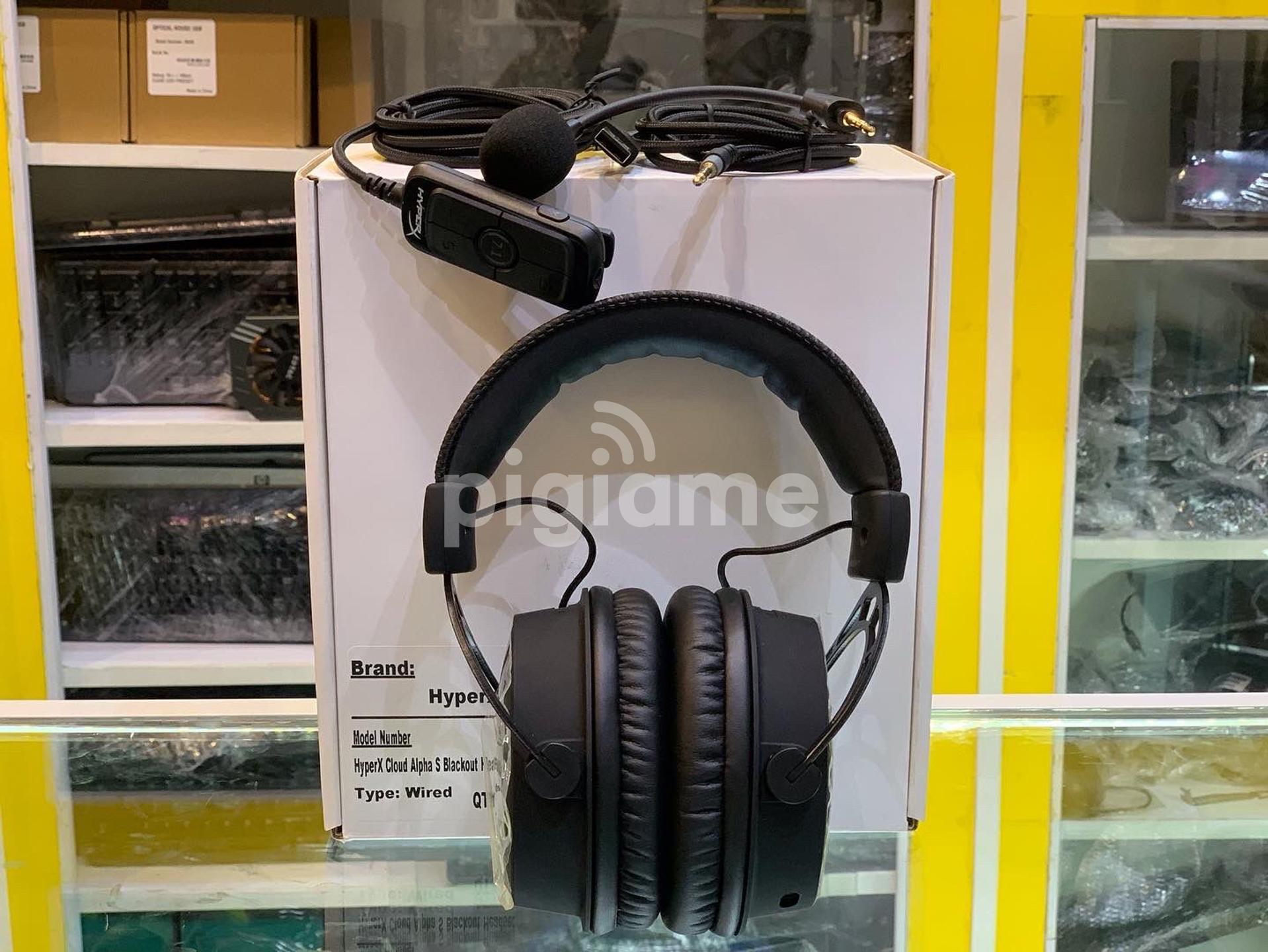 Hyperx cloud alpha s wired 7.1 surround sound gaming headset for pc with chat mixer and adjustable bass store