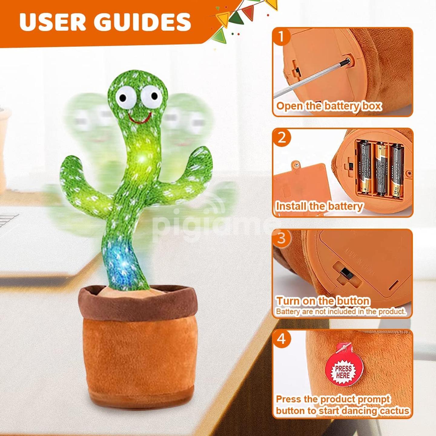 Repeat Talking Dancing Cactus Toy – Music Chests