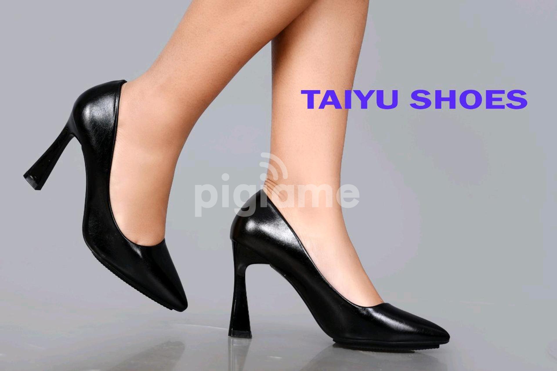 BUEUPU Women's Chunky High Heels Closed Pointed Toe Pumps Dress Office  Shoes for Women（Nude Nubuck,11） - Yahoo Shopping