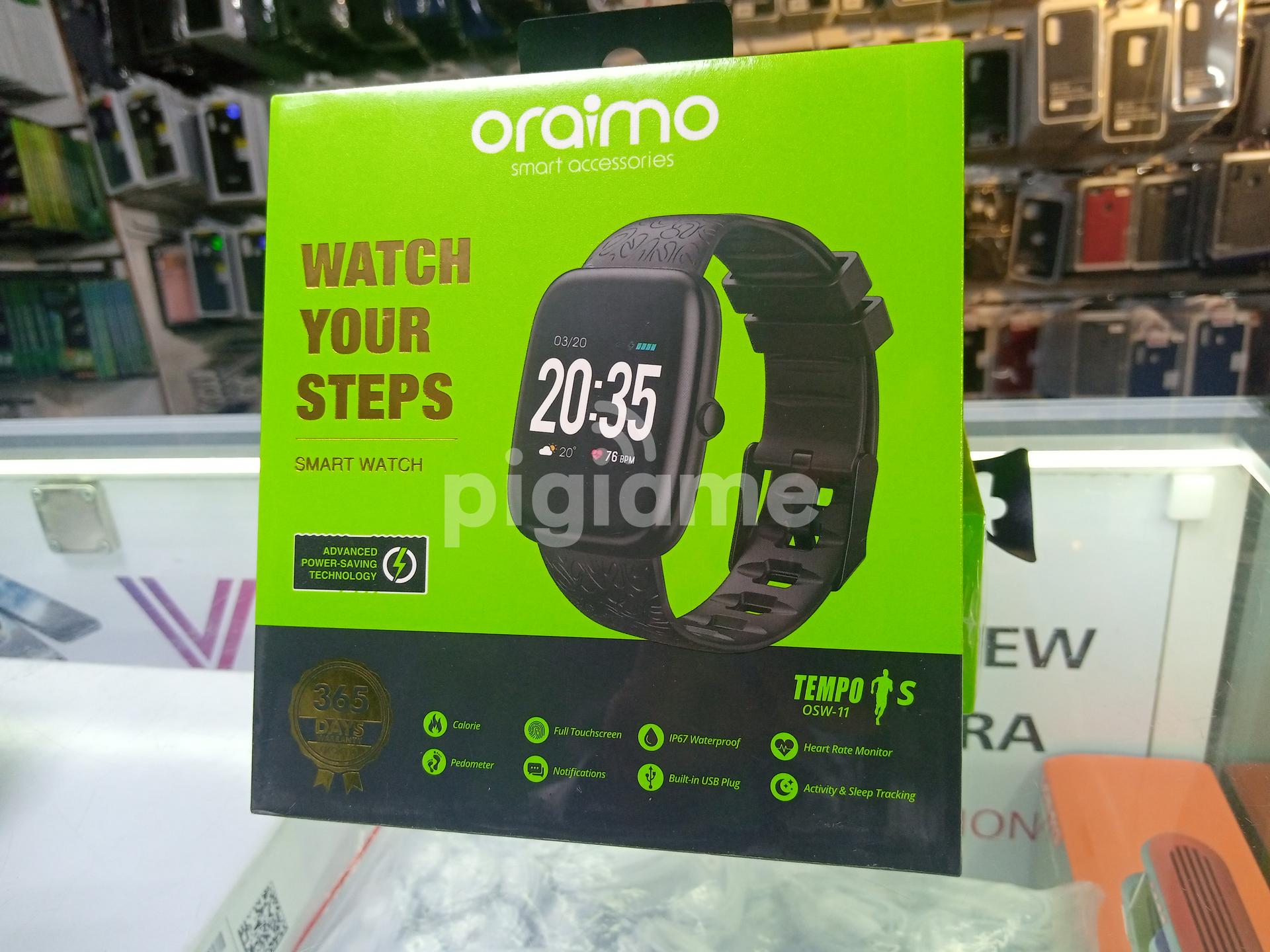 Oraimo Tempo S Osw 11 Water And Dust Resistant Smart Watch in