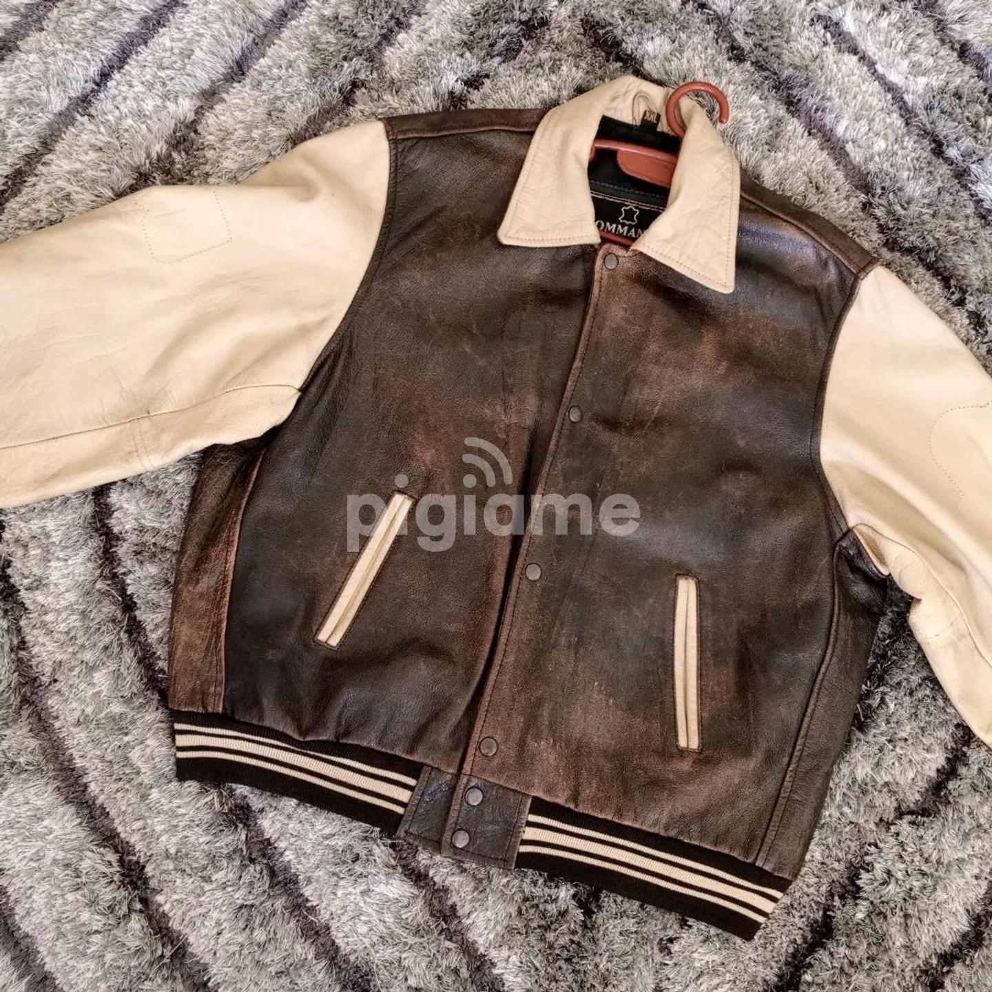 Rare Vintage Echtes Leder Commando Leather Jacket in Embakasi PigiaMe