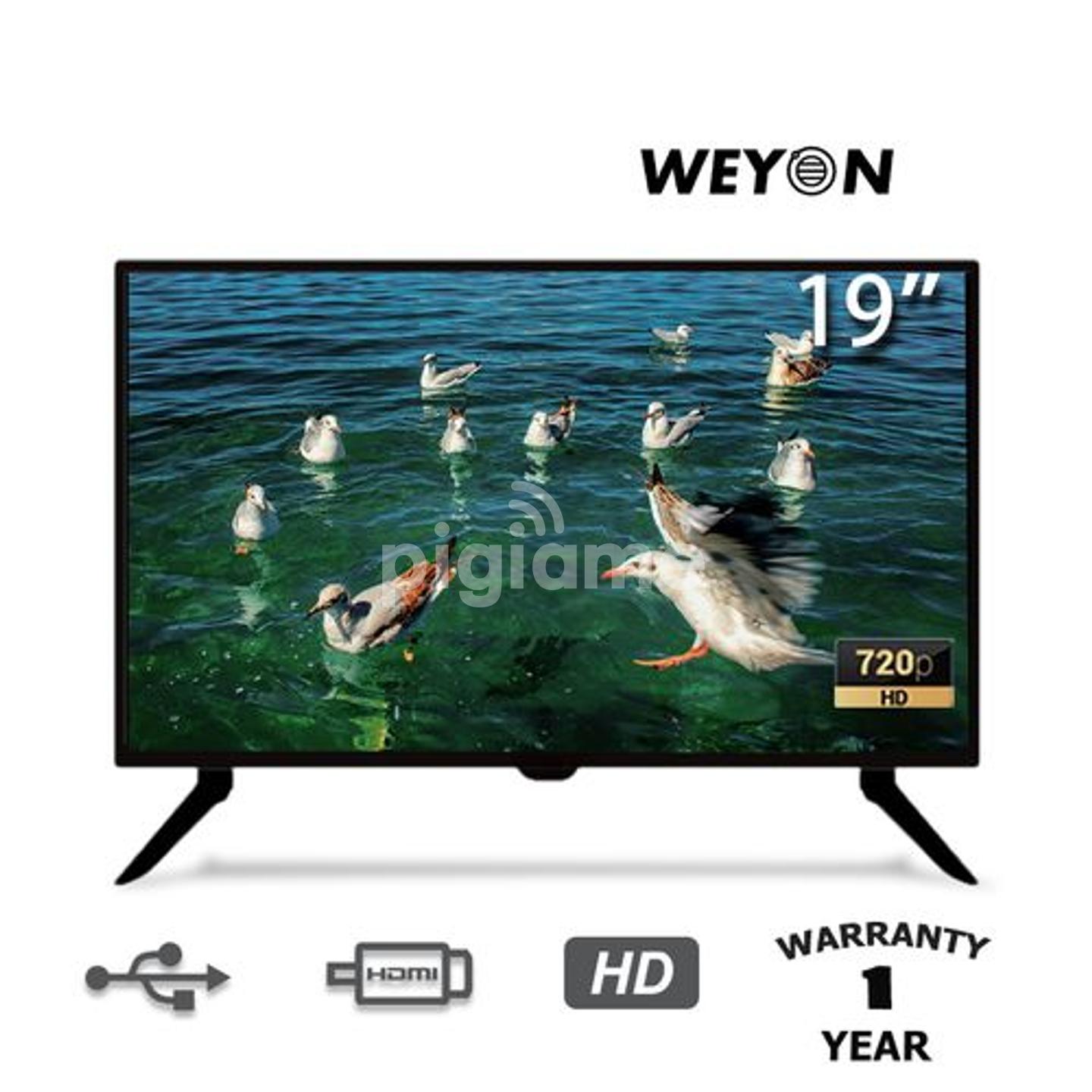 Weyon 19'' Inch Digital DLed Tv +1 Years Warranty Black in Nairobi