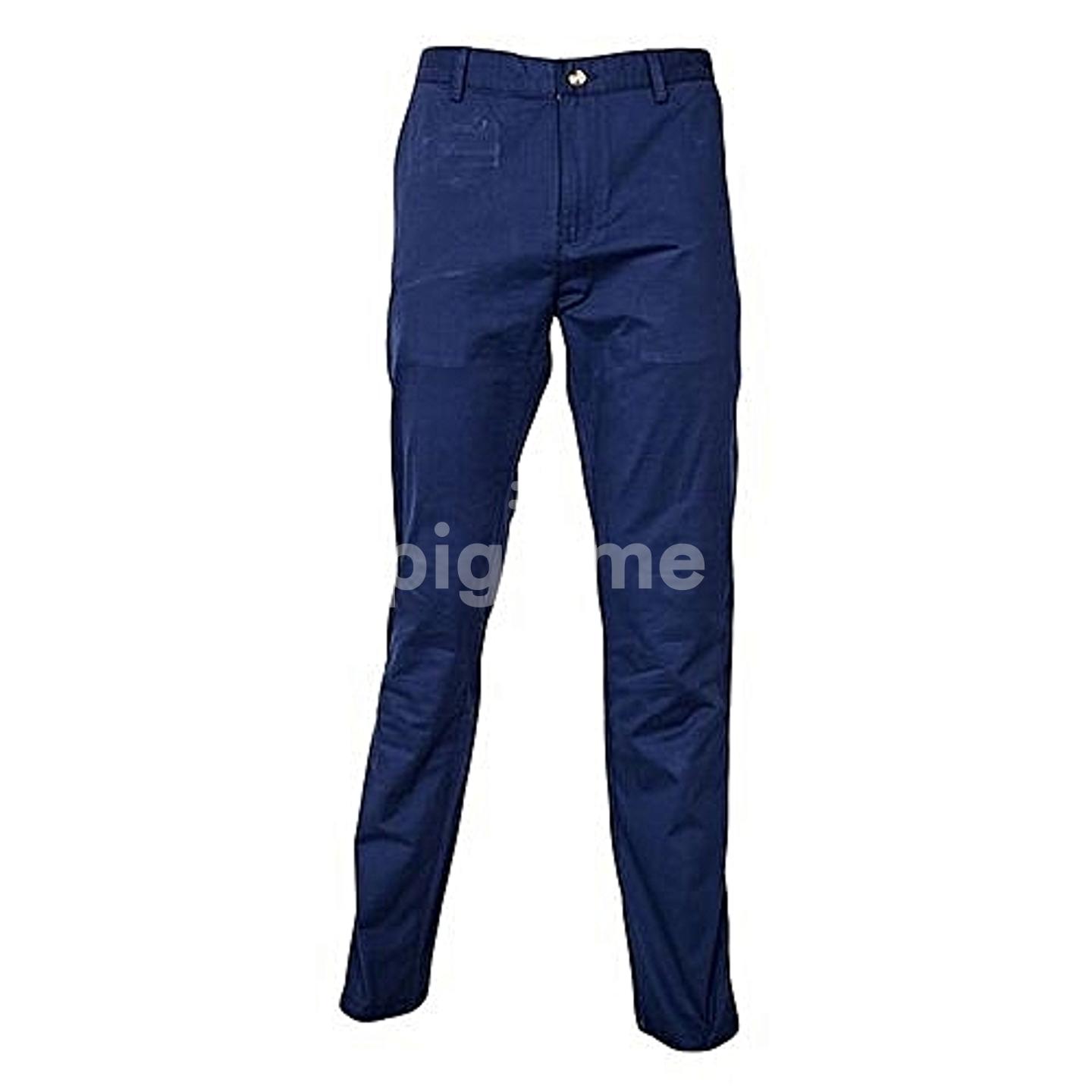blue khaki trousers