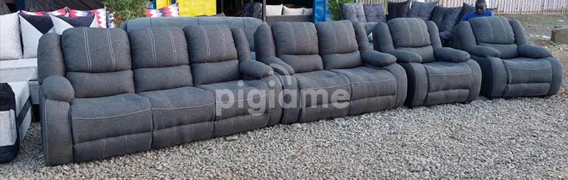 7 Seater Semi Recliner in Ngara Fig Tree PigiaMe