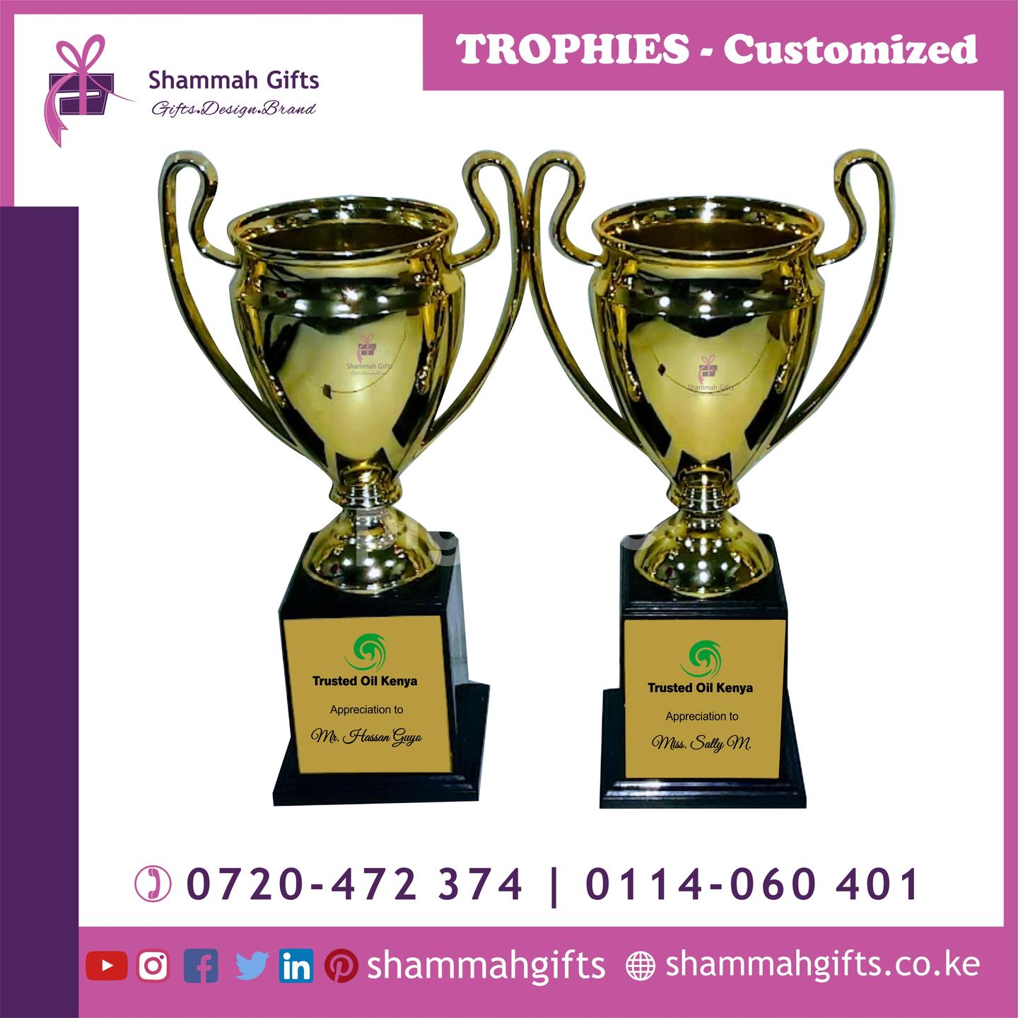 Trophies Customized For Your Events in Nairobi CBD PigiaMe
