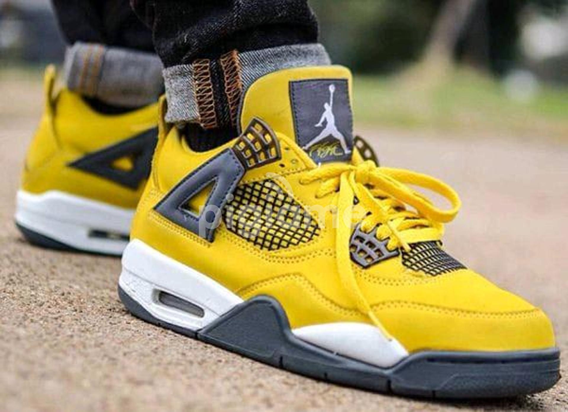 *Nike Air Jordan 4 Retro Iv Lightning Tour Yellow Ct8527-700 Men's 2021 ...