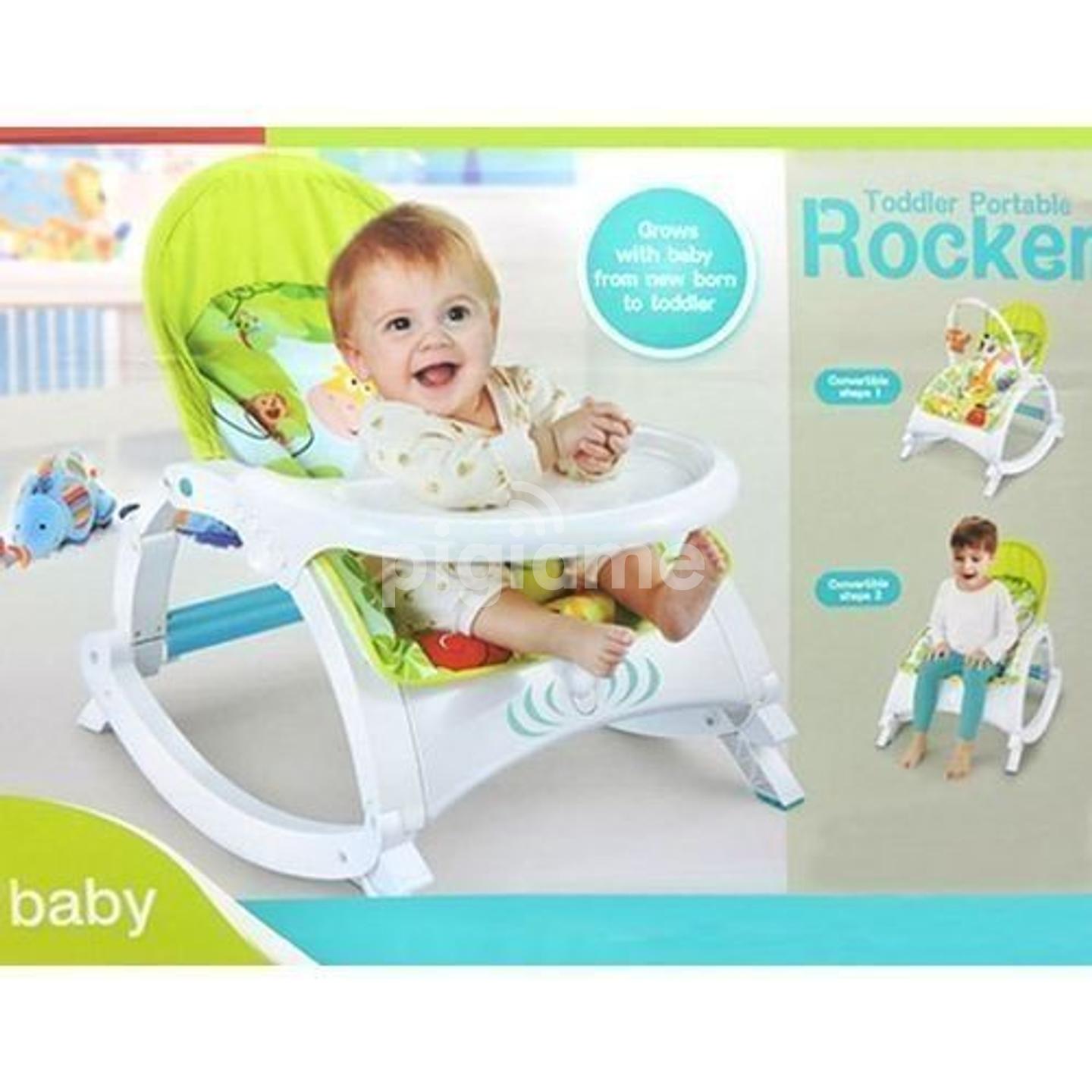 Self rocking baby bouncer deals