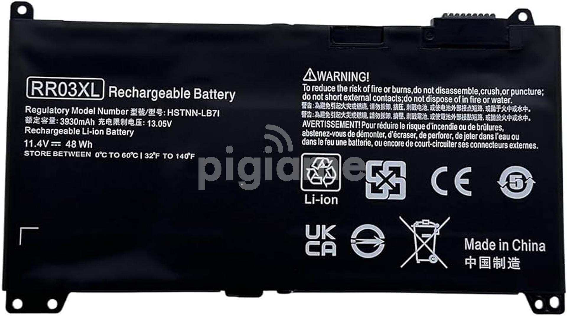 Replacement RR03XL Li-Ion Battery For HP ProBook G4 G5 Series – 11.4V, 48Wh, 6-Cell