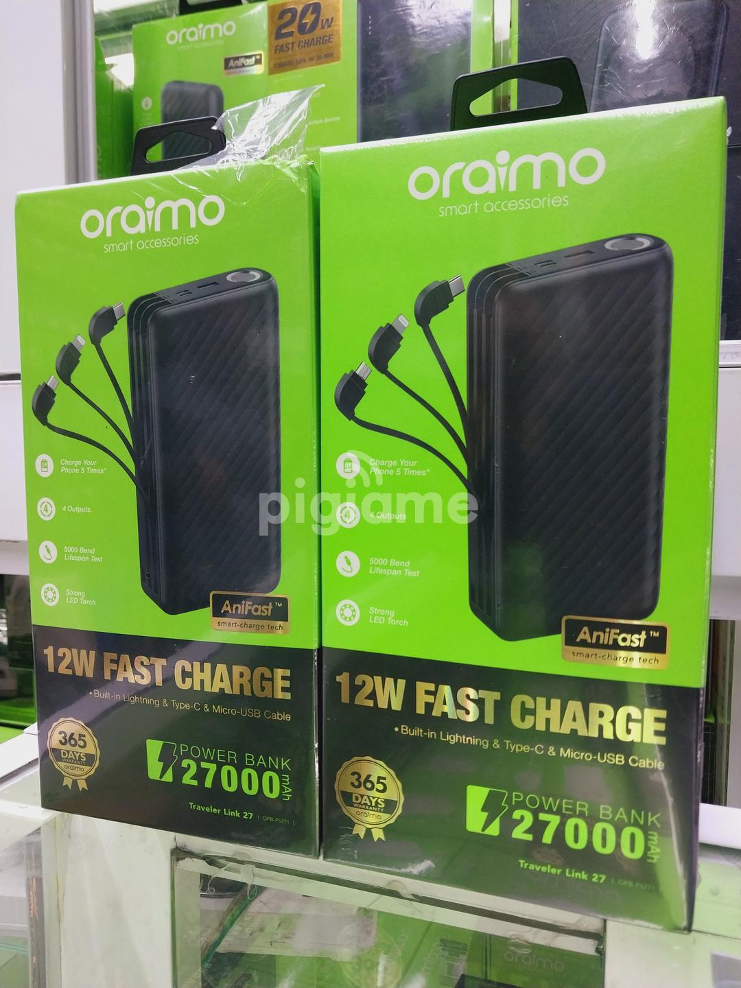 Oraimo Two Way Ultra Fast Charging Power Bank - 40000mAh