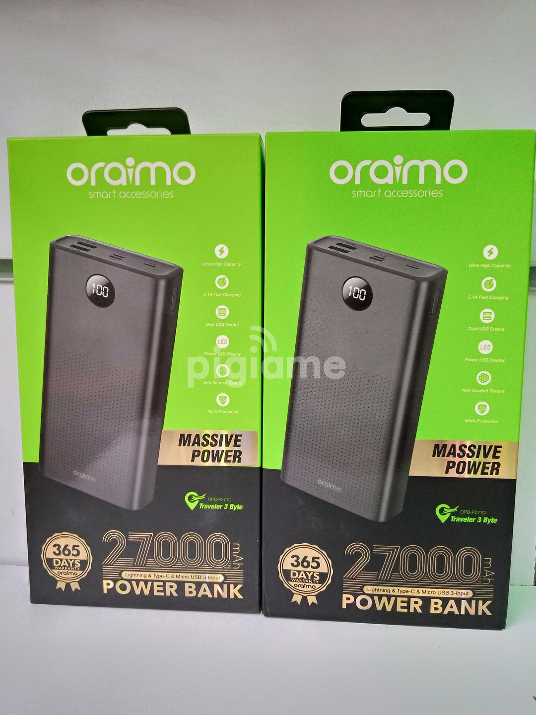 Oraimo Traveler 3 Byte Massive Power 27000Mah Power Bank in Nairobi CBD ...