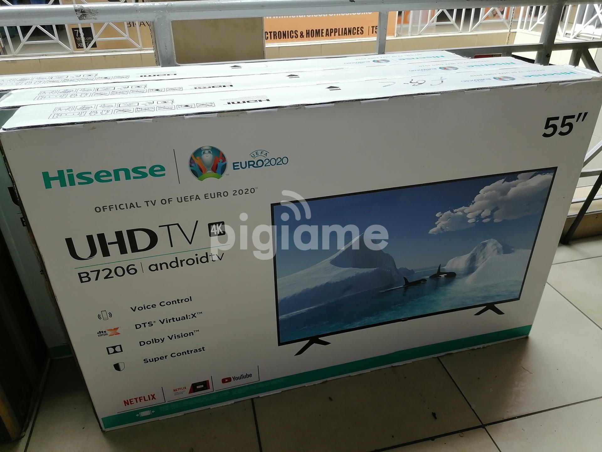 Hisense 55 Inch Smart Smart Android 4K Tv in Nairobi PigiaMe