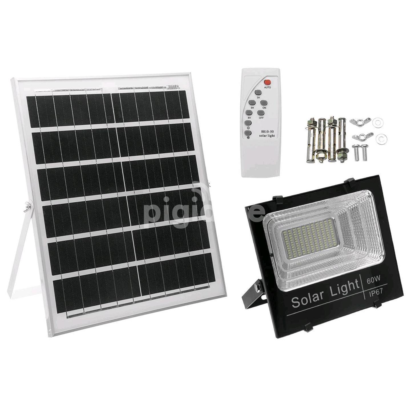 60 watts solar on sale flood light