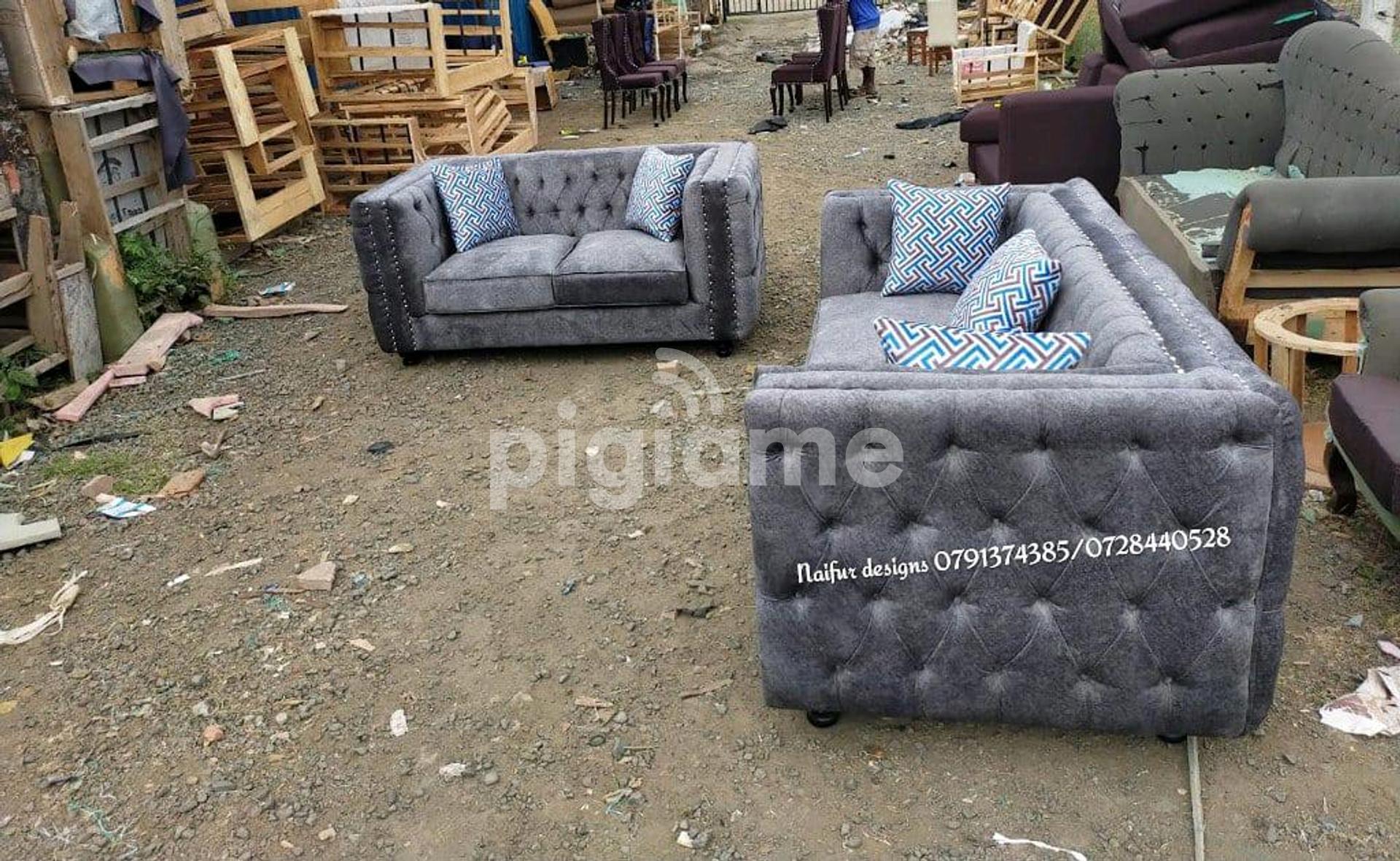 Grey sofas for sale in Nairobi Kenya/Three seater sofa/modern bed