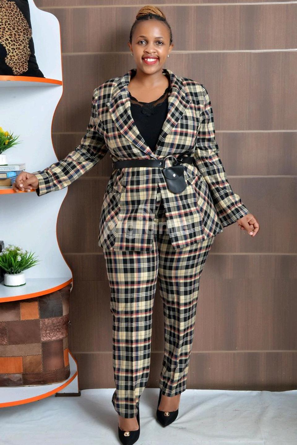 Ladies turkey trouser suit
