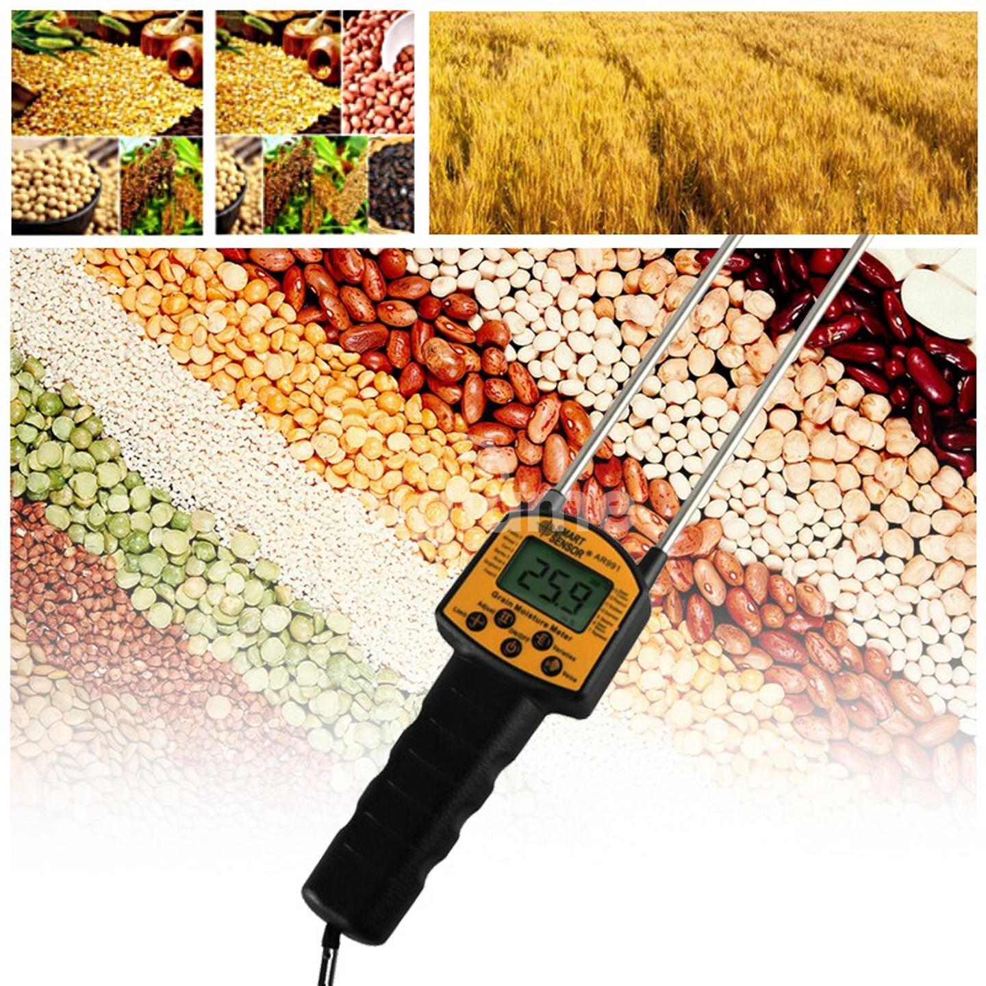 Digital Grain Moisture Meter Corn Wheat Rice Bean Rapeseed Moisture
