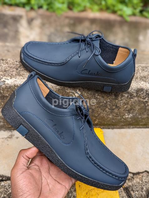Clark Lace-Up Leather Shoes - Blue Men Rubber Shoes in Nairobi CBD ...