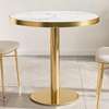 Dining Table; Round Marble Dining Table in Kiamokama thumb 0