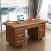 120cm Sleek Oak Writing Mahogany Senate Desk thumb 2