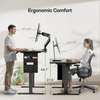 Electric Standing Desk; 48x24 Inch with Headphone Hook thumb 1