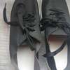Black ladies canvas shoes thumb 2