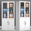 Office cabinet: 2-door steel office file cabinet thumb 1