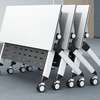 Foldable Table : White Foldable Office Table In Kemera thumb 1