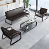Office Sofa; 5-Seater Leather Reception Sofa thumb 5