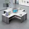 Office Desk; 2 Way Ultramodern Huge Office Workstation thumb 0