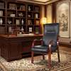 Black Leather Executive Visitor Chair thumb 1