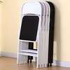 Office Foldable Black Upholstered Seating Chair thumb 4
