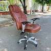 Brown Adjustable High Back Office Chair thumb 7