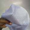 Light grey with white fade Silicone elastic swimming cap thumb 2