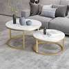 2 Piece White Marble Top Coffee Table thumb 10