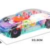Automatic 360 Degree Rotating Transparent Gear Concept Car with Lights Sound Toy Electric Toy Car  at 999/- thumb 1