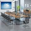 Modern Collaborative Office Table – Multi-Person Wood thumb 2