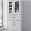 Glass & Steel Filing Cabinet – Secure Storage Drawers thumb 5