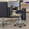 Office Barstool : Round Height  Adjustable Office Barstool thumb 3