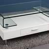 Office Table: Sleek Tempered Glass Top Coffee Table thumb 1