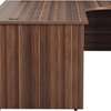 Office Desk: Curved Long Office Desk With Lockable Drawers thumb 2